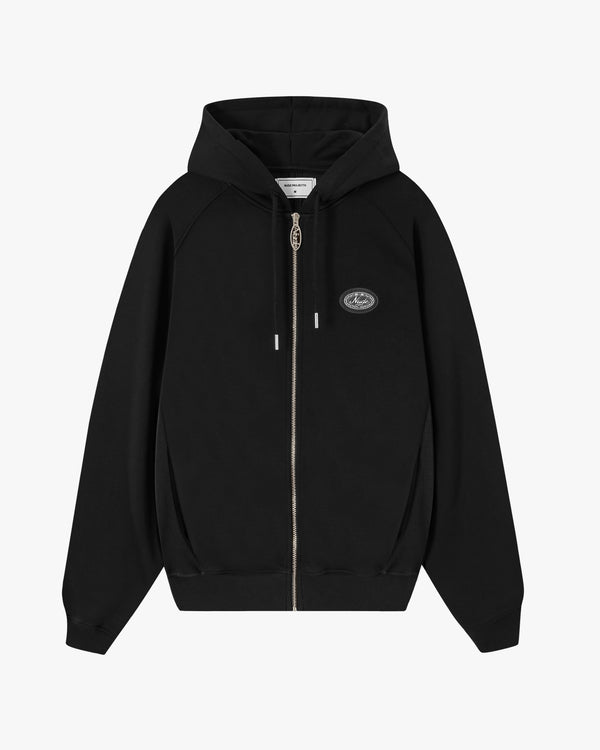 Essentials Zip-Up Hoodie Black