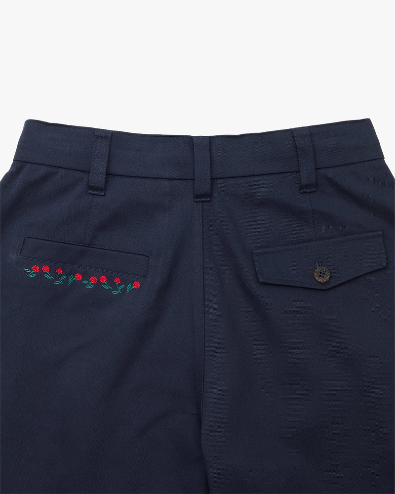 Vinyl Chino Pants Navy