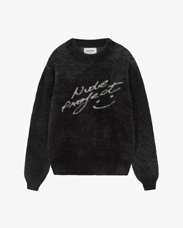Gradient Cozy Sweater Black