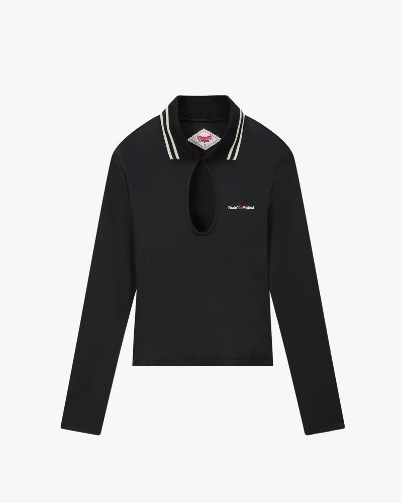 Grosella Long-Sleeve Tee black