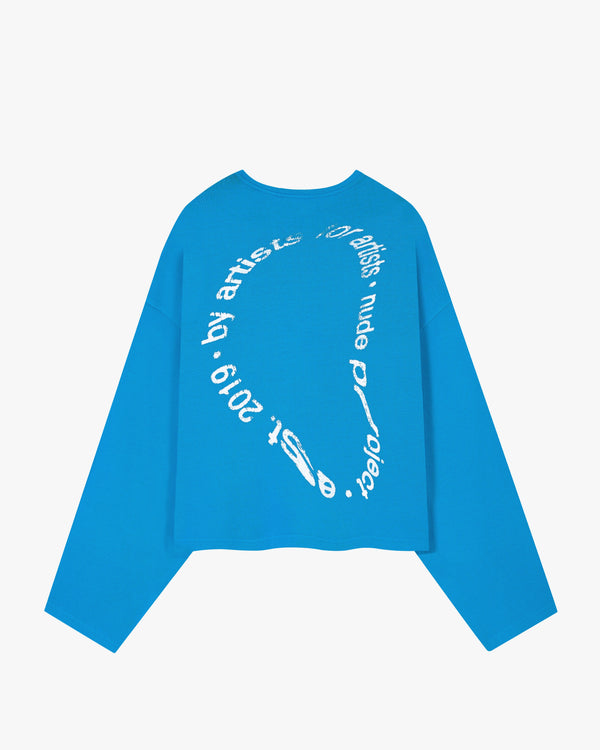 Gallery Long-Sleeve Tee Blue