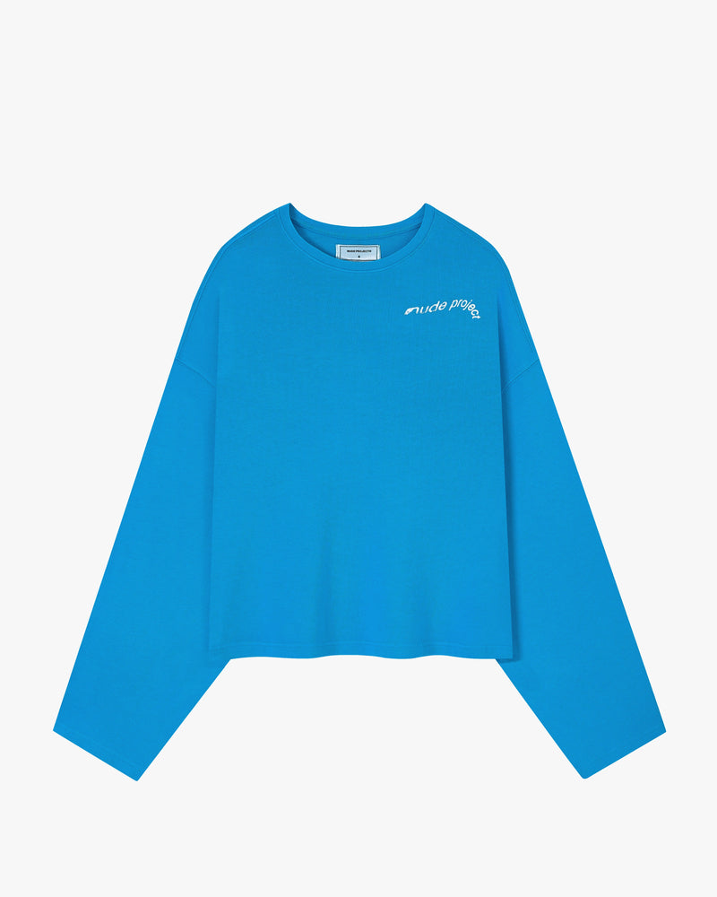 Gallery Long-Sleeve Tee Blue