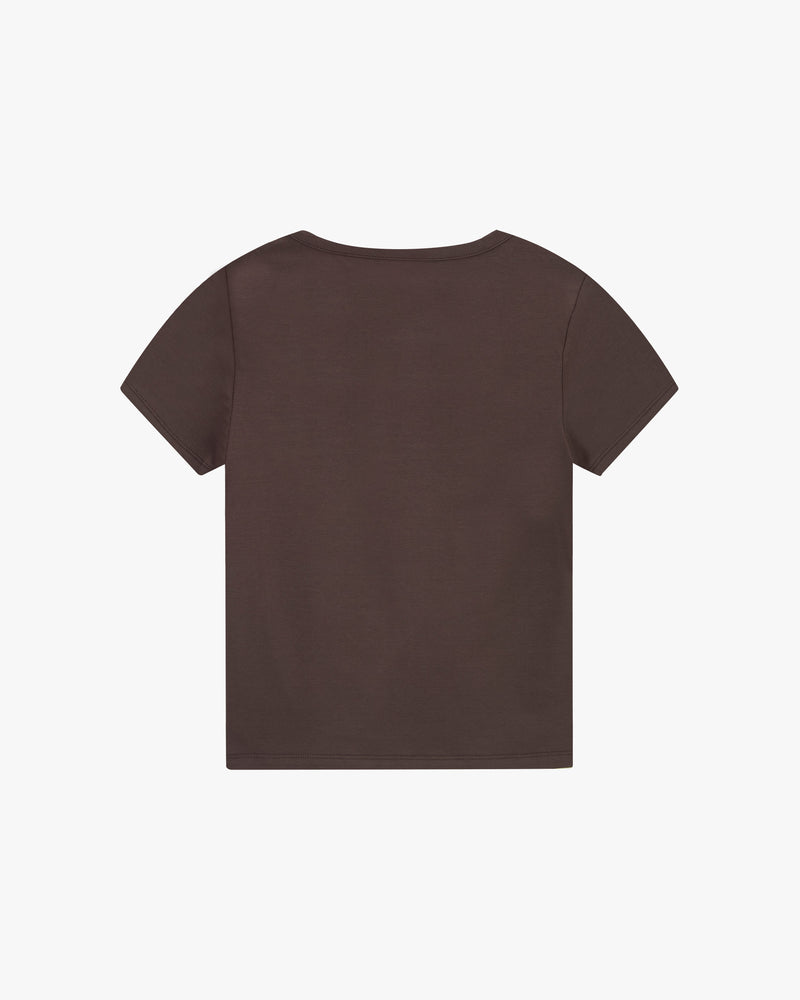 Goals Baby Tee Brown