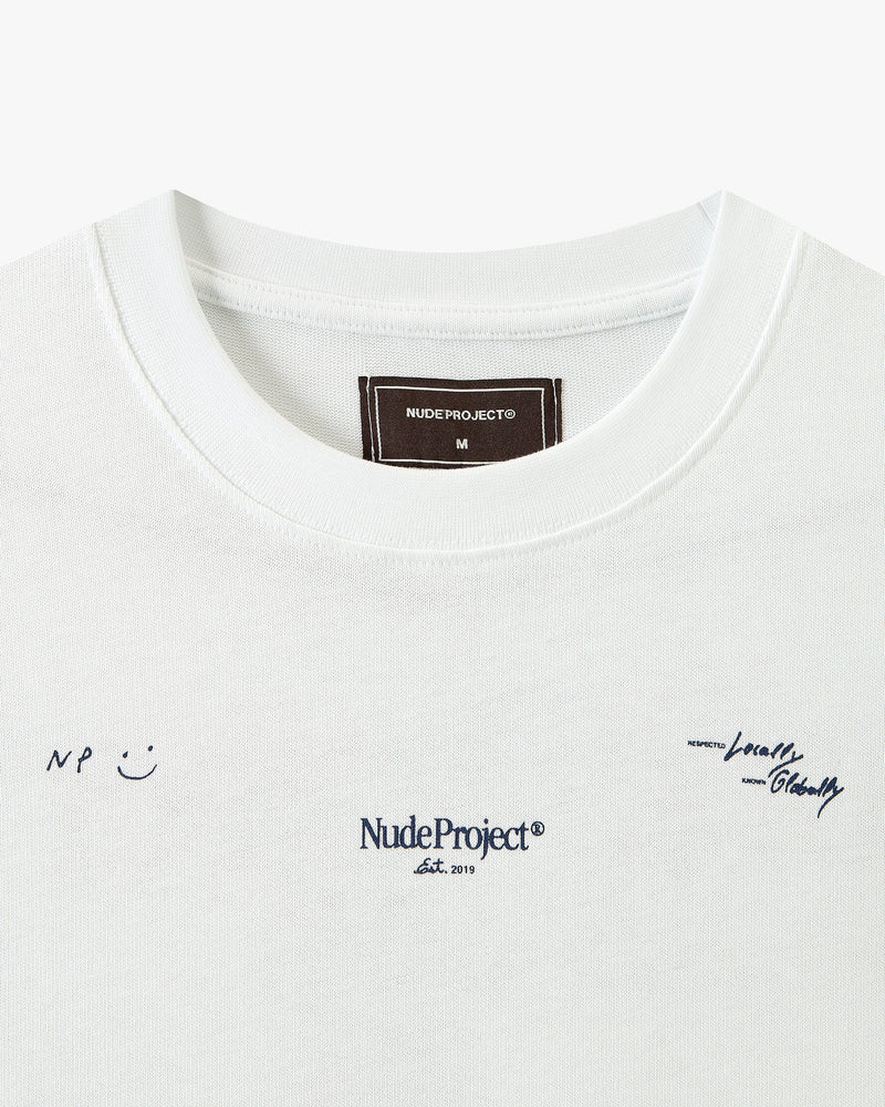 Global Soon Tee White