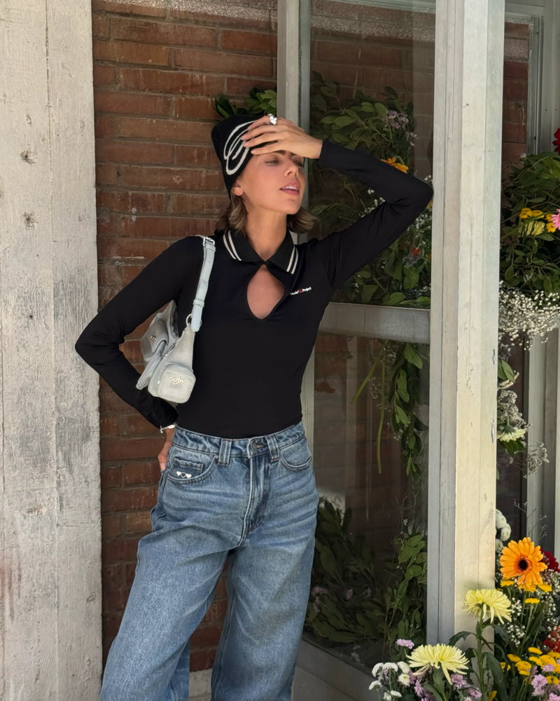 Grosella Long-Sleeve Tee black