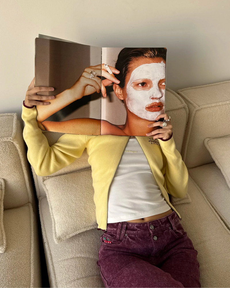 Kiddo Full-Zip Knit Yellow