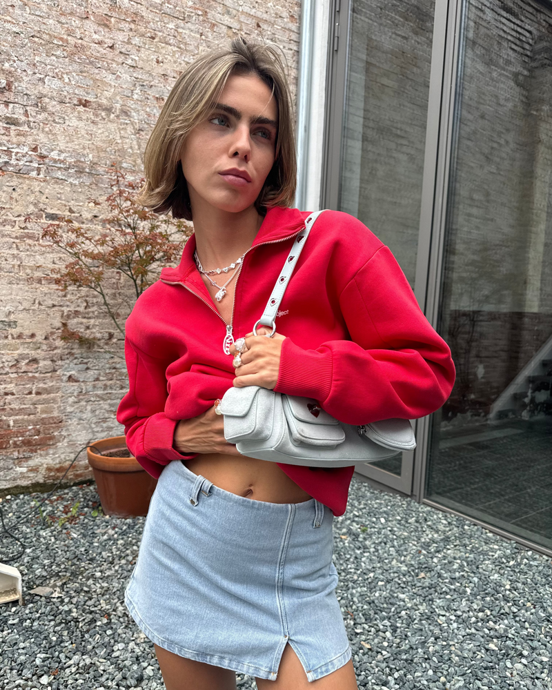 Origins Quarter-Zip Red