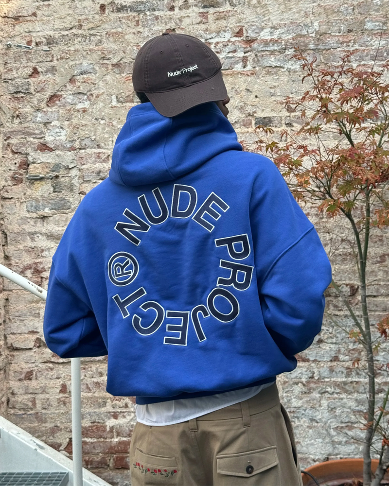 Kory Boxy Hoodie Blue