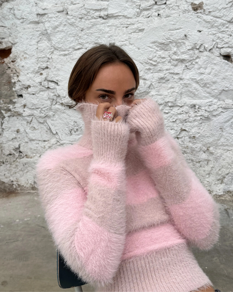 Tekel Knit Sweater Pink