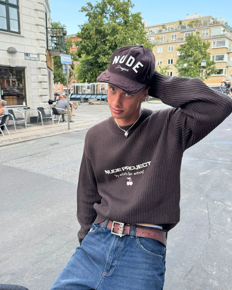 Nude Varsity Cap Brown