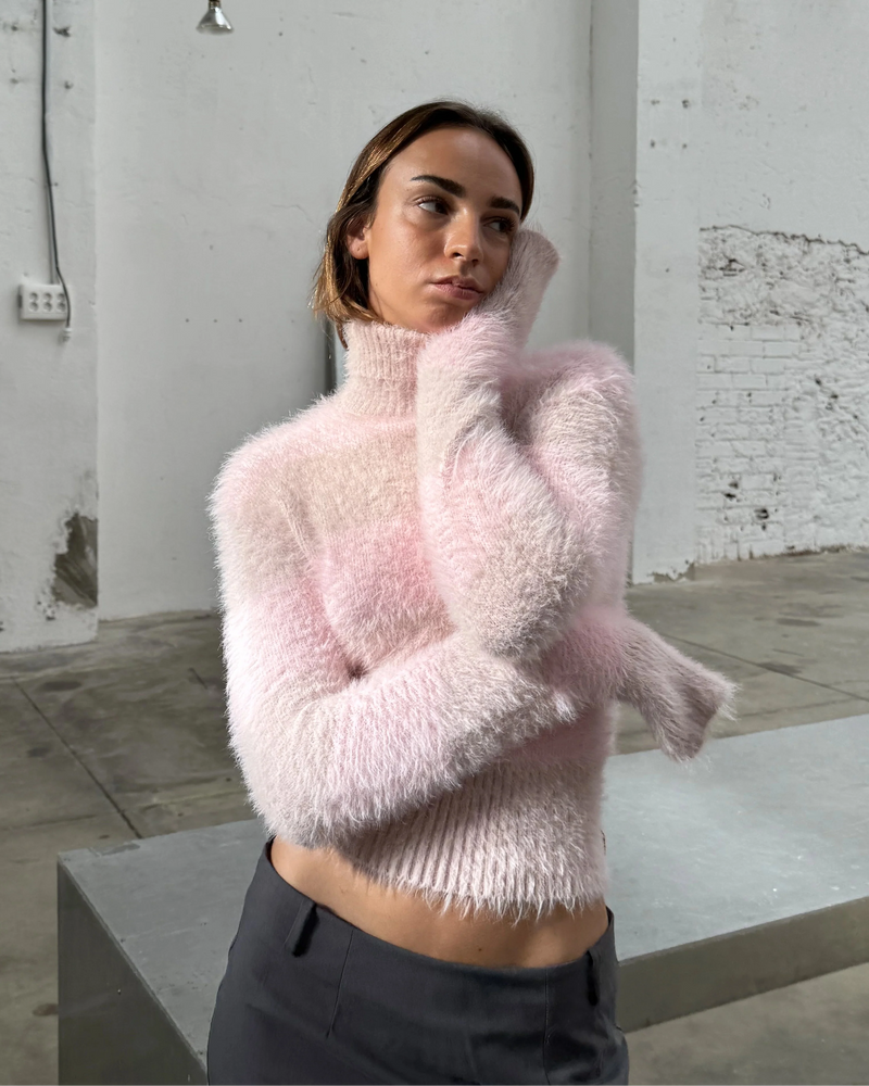 Tekel Knit Sweater Pink