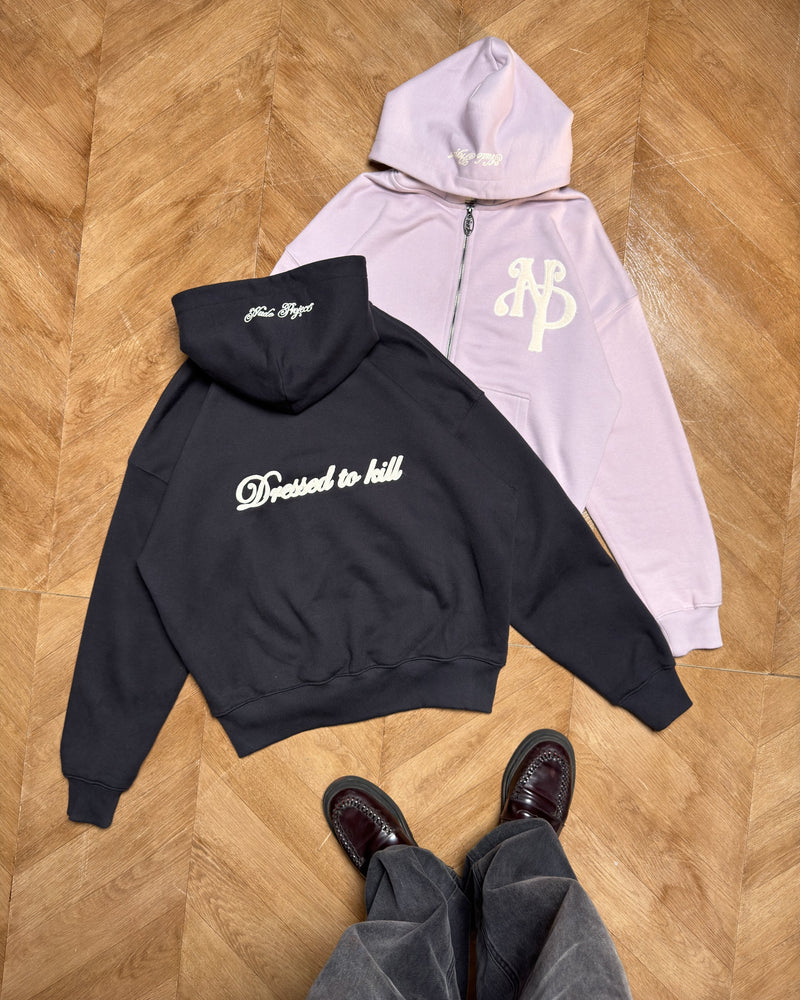 Kill Bill Zip-Up Hoodie Ash