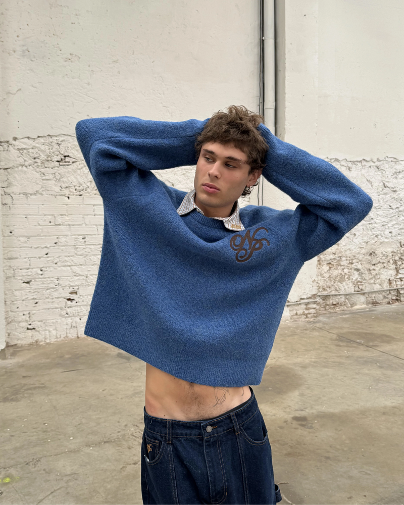 Le Marais Knit Sweater Blue
