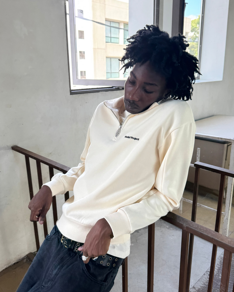 Origins Quarter-Zip Marshmallow