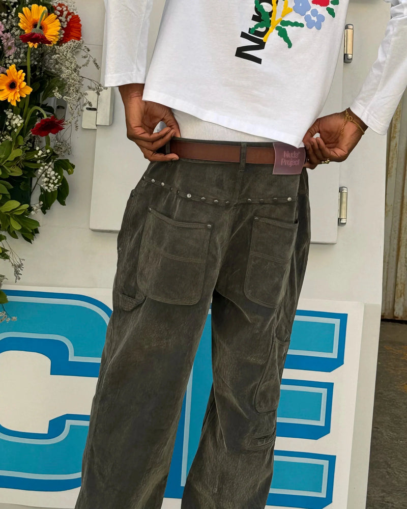 Not Working Velvet Carpenter Pants