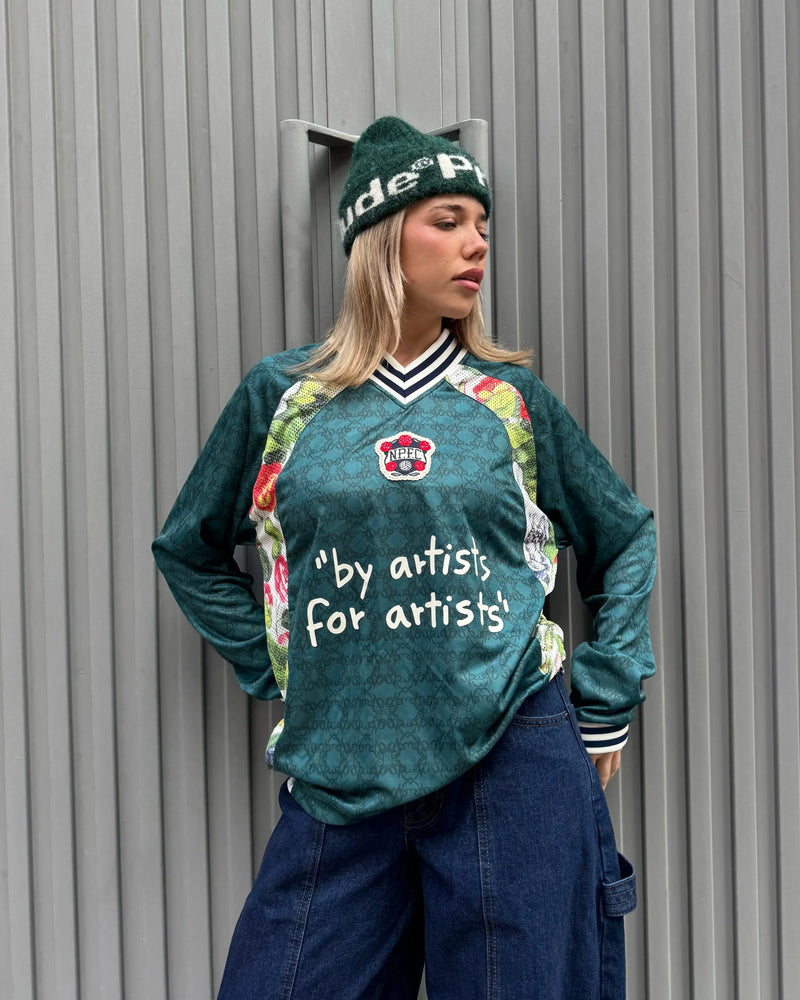 Blaze Football Long-Sleeve Tee Green