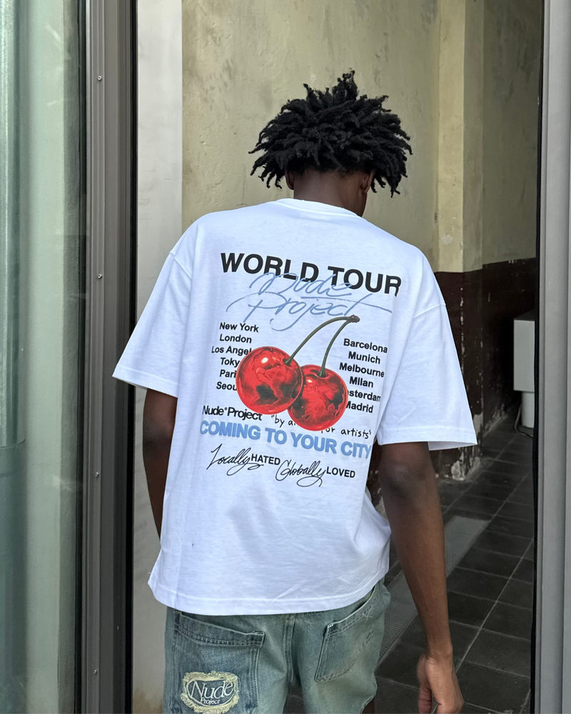 Nude Tour Tee White