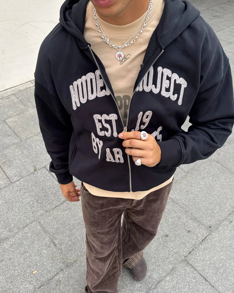 Gravity Zip-Up Hoodie Ash