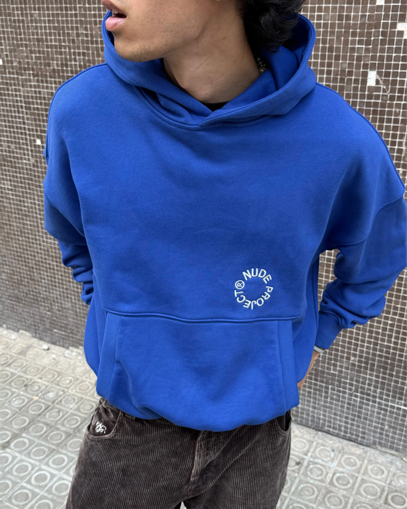 Kory Boxy Hoodie Blue