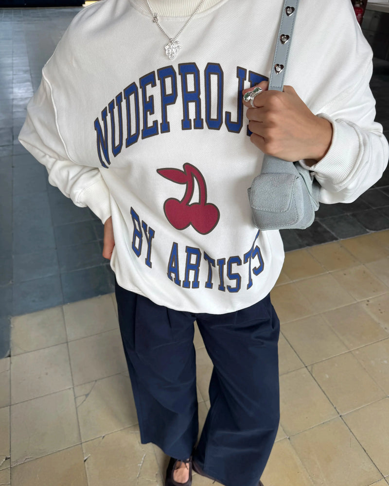 Loop Sweatshirt Marshmallow