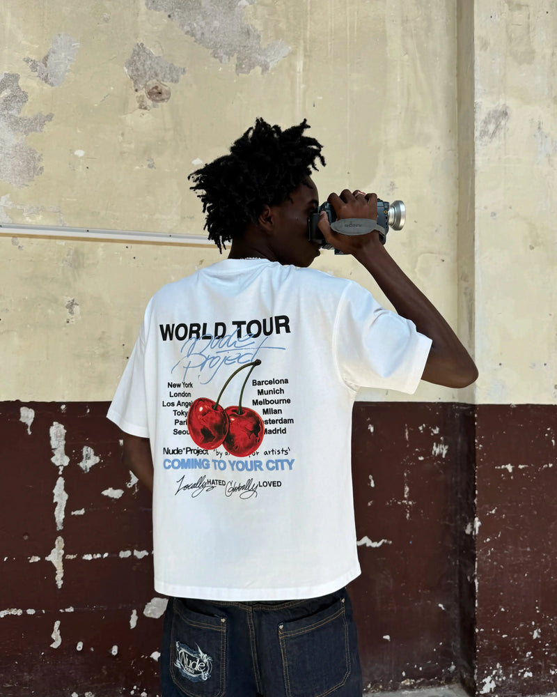 Nude Tour Tee White