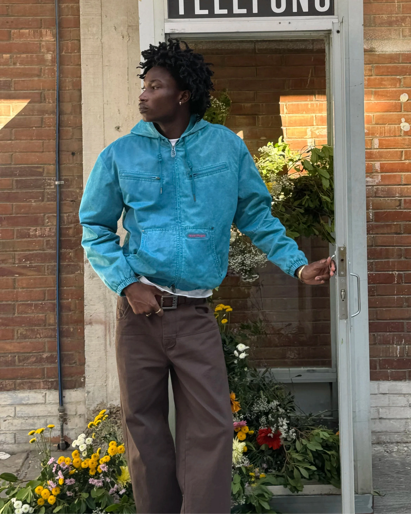 Comfy Worker Jacket Blue