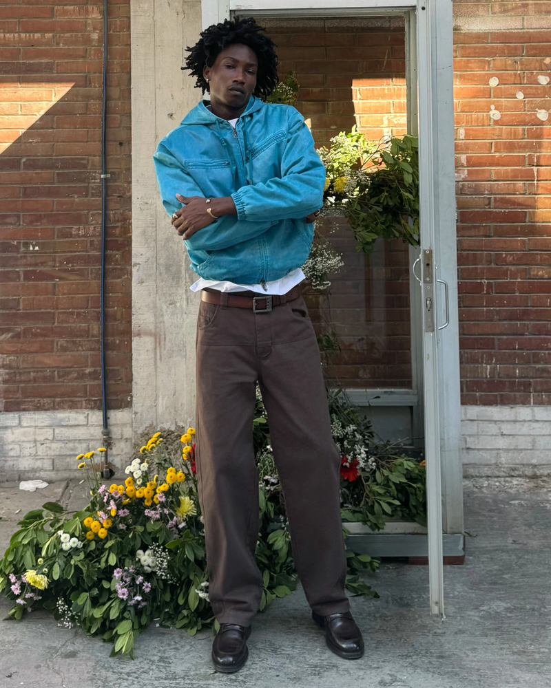 Comfy Worker Jacket Blue