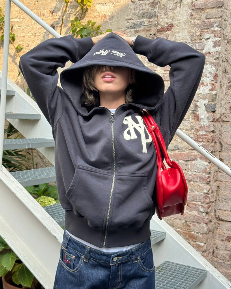 Kill Bill Zip-Up Hoodie Ash