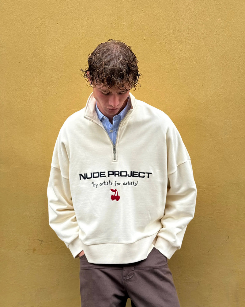 Sport Quarter-Zip Marshmallow