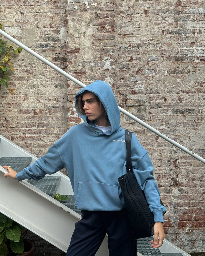 Gallery Hoodie Stone Blue