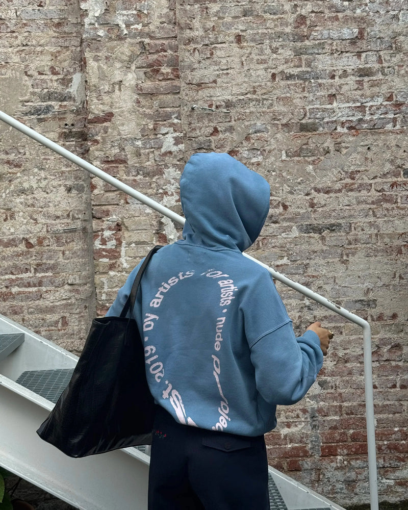 Gallery Hoodie Stone Blue