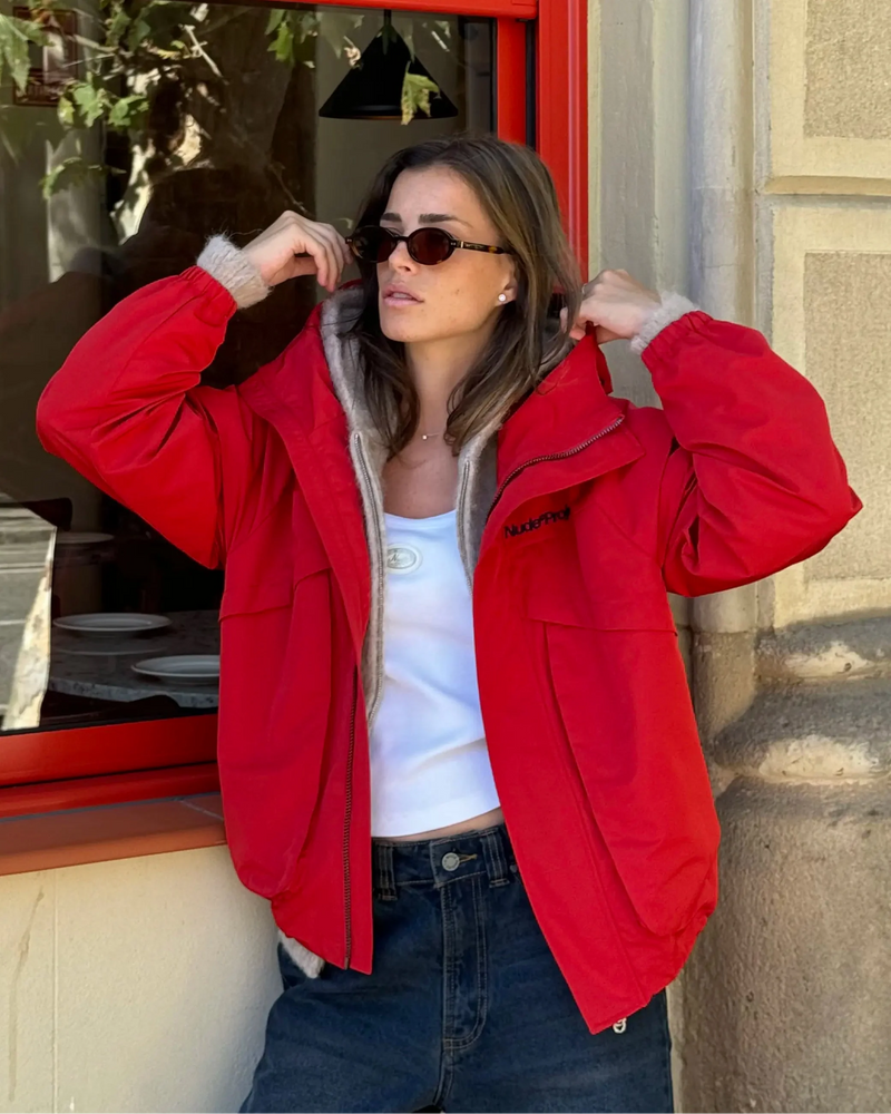 Milestones Windbreaker Jacket Red