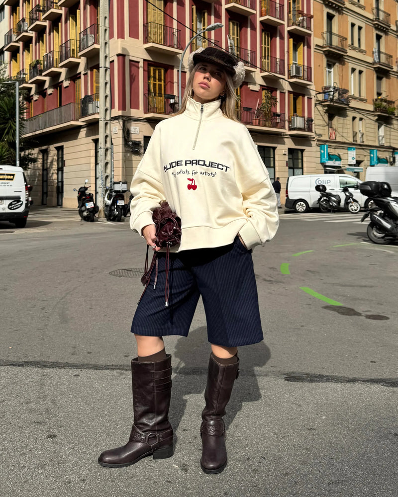 Sport Quarter-Zip Marshmallow