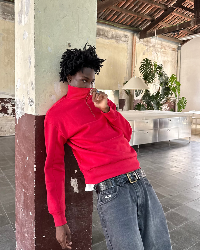 Origins Quarter-Zip Red