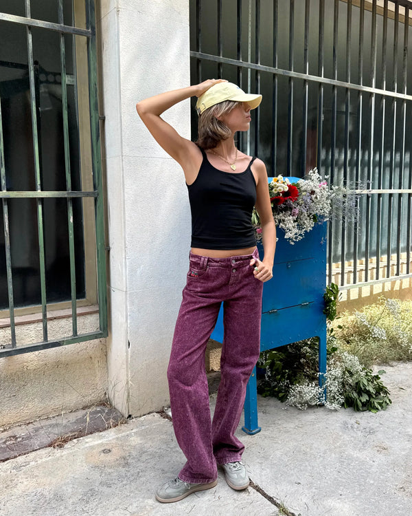 Basic Straight Jeans Fantasy Wash