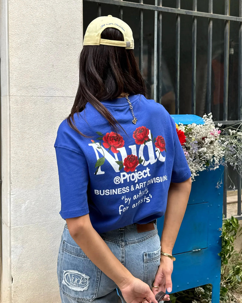 Play With Logo Tee Blue
