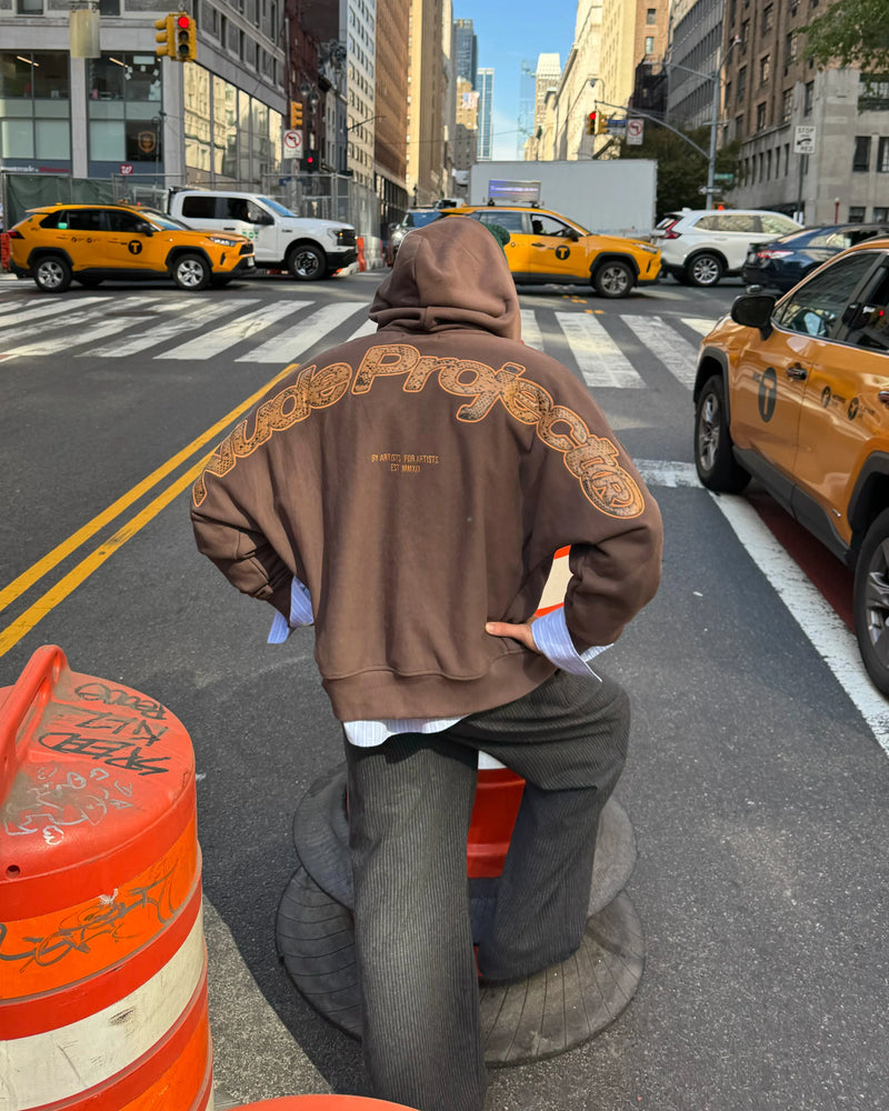 Beast Zip-up Hoodie Croco