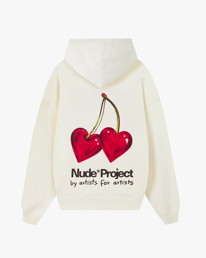 Juicy Cherry Hoodie Marshmallow