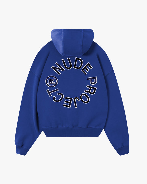 Kory Boxy Hoodie Blue