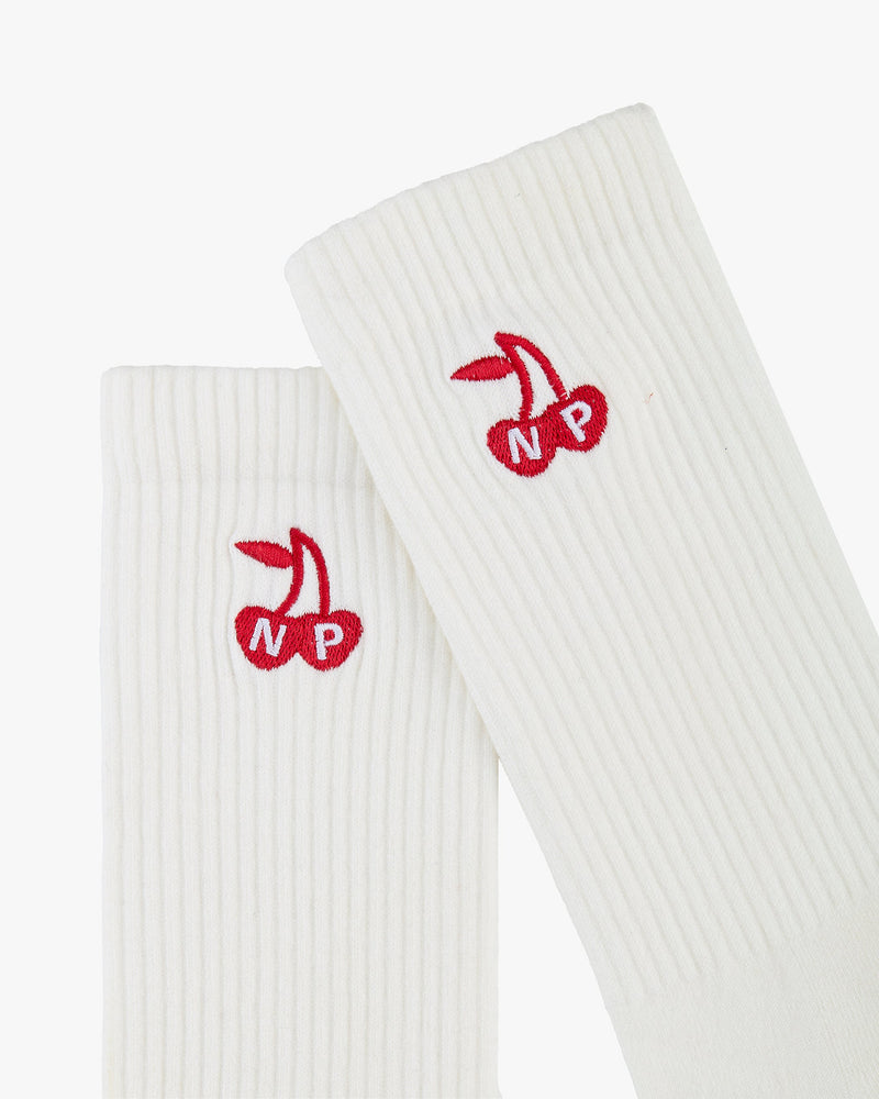 Leyre Socks Burgundy/Ivory