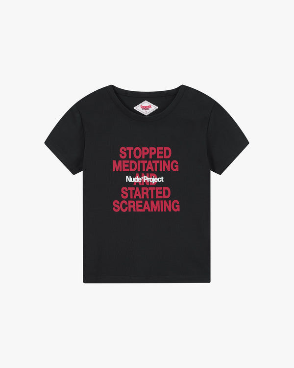 Routine Baby Tee Black