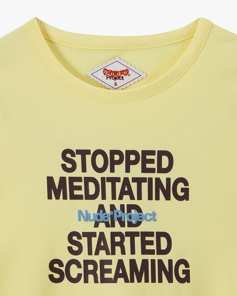 Routine Baby Tee Yellow