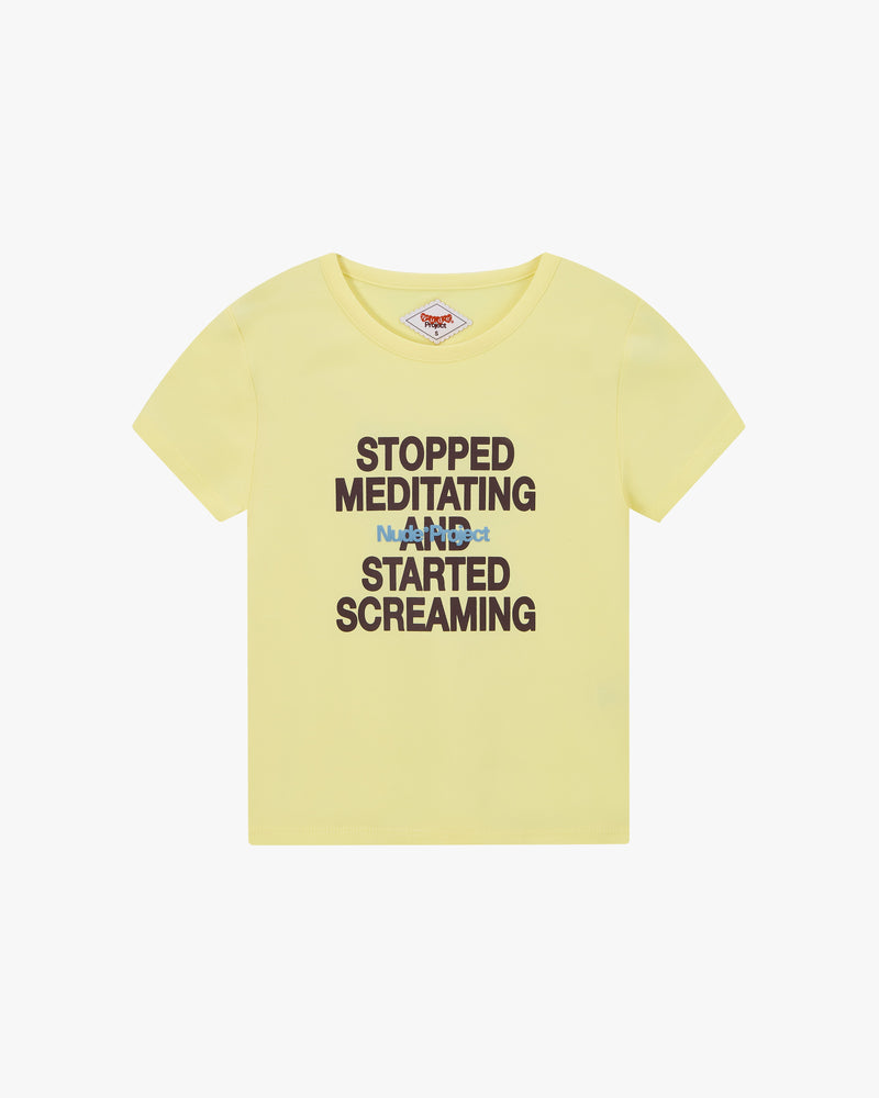Routine Baby Tee Yellow