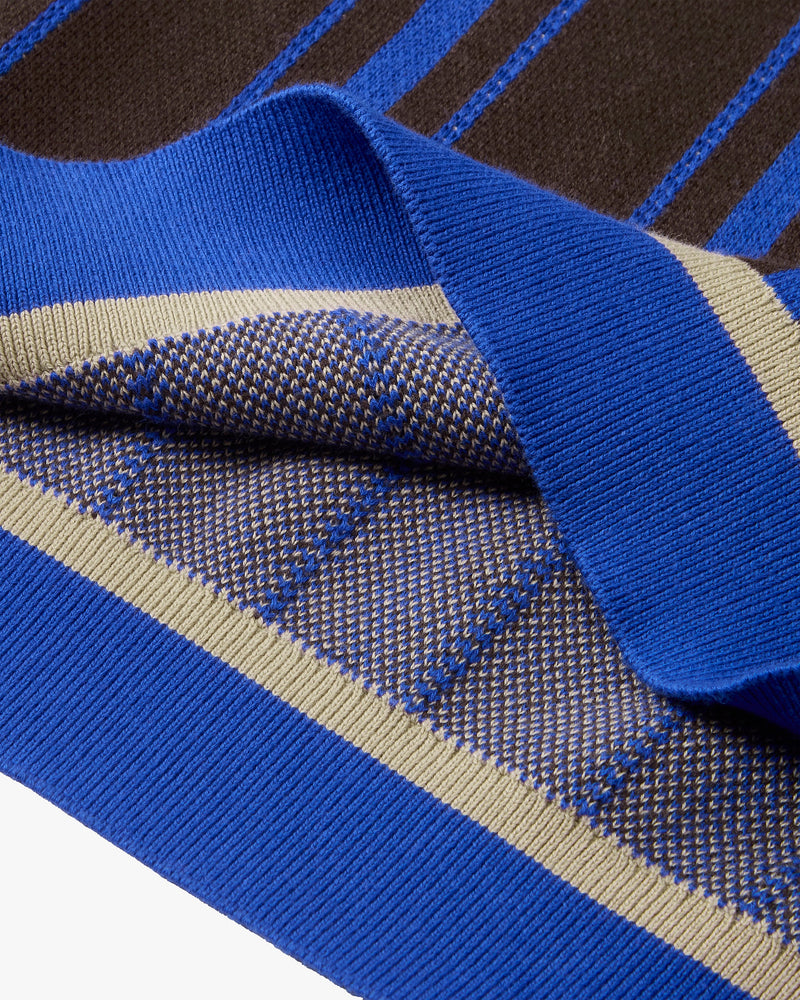 Legend Football Knit Polo Blue