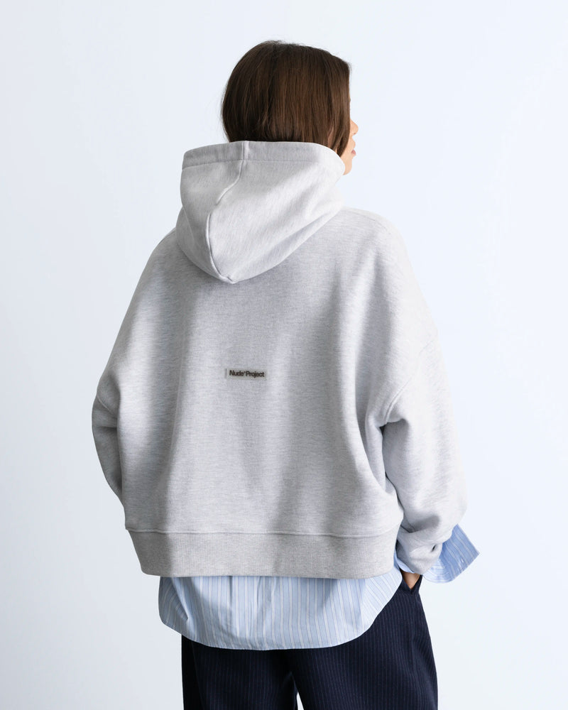 Location Boxy Hoodie Grey