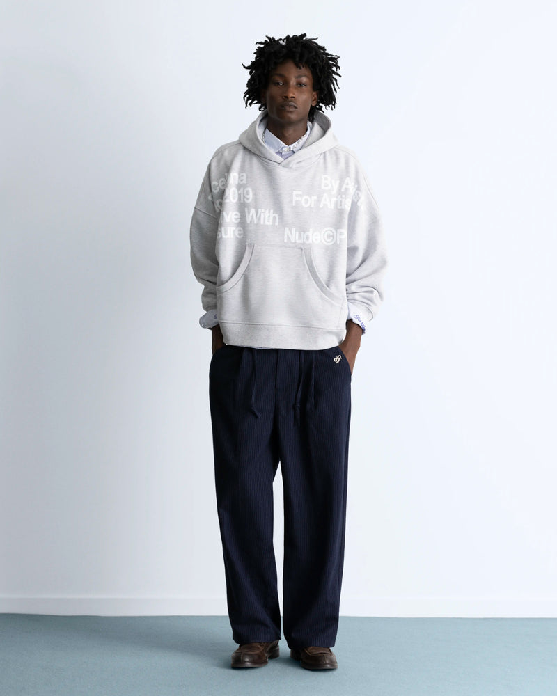 Location Boxy Hoodie Grey