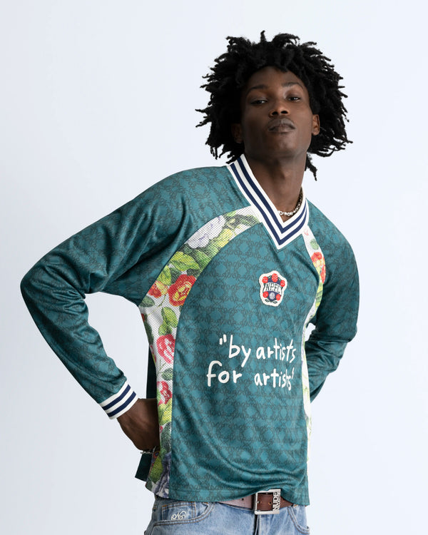 Blaze Football Long-Sleeve Tee Green