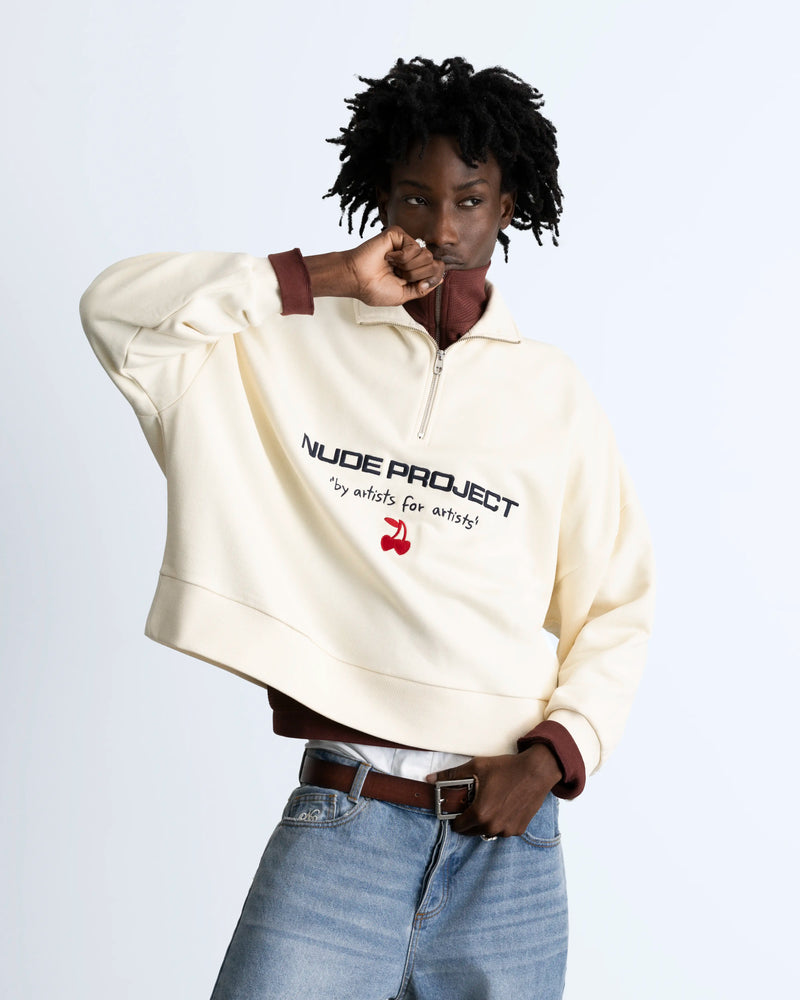 Sport Quarter-Zip Marshmallow