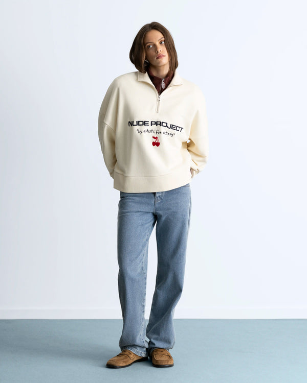 Sport Quarter-Zip Marshmallow