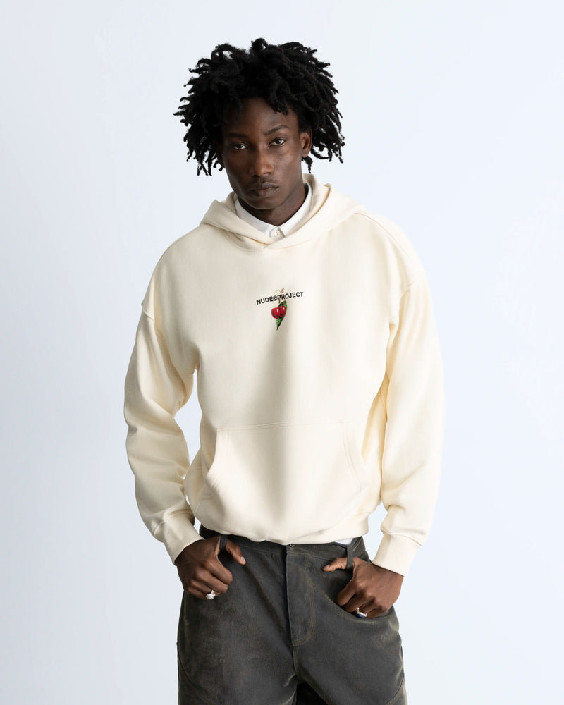 Locally Hated Cherry Hoodie Marshmallow